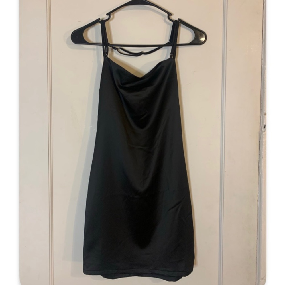 NWT Backless Little Black Mini Dress Size Small